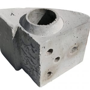 Sidesten (venstre) 4-huls / Side stone (left) 4 holes