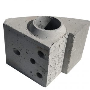 Sidesten (højre) 4-huls / Side stone (right) 4 holes