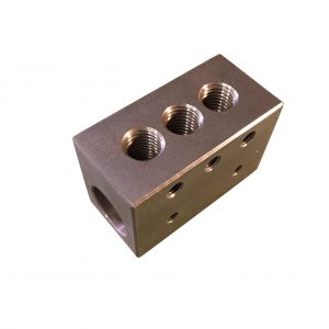 Spændeklods til parallelskubber 400-1000L magasin / Clamping block for parallel pusher axle